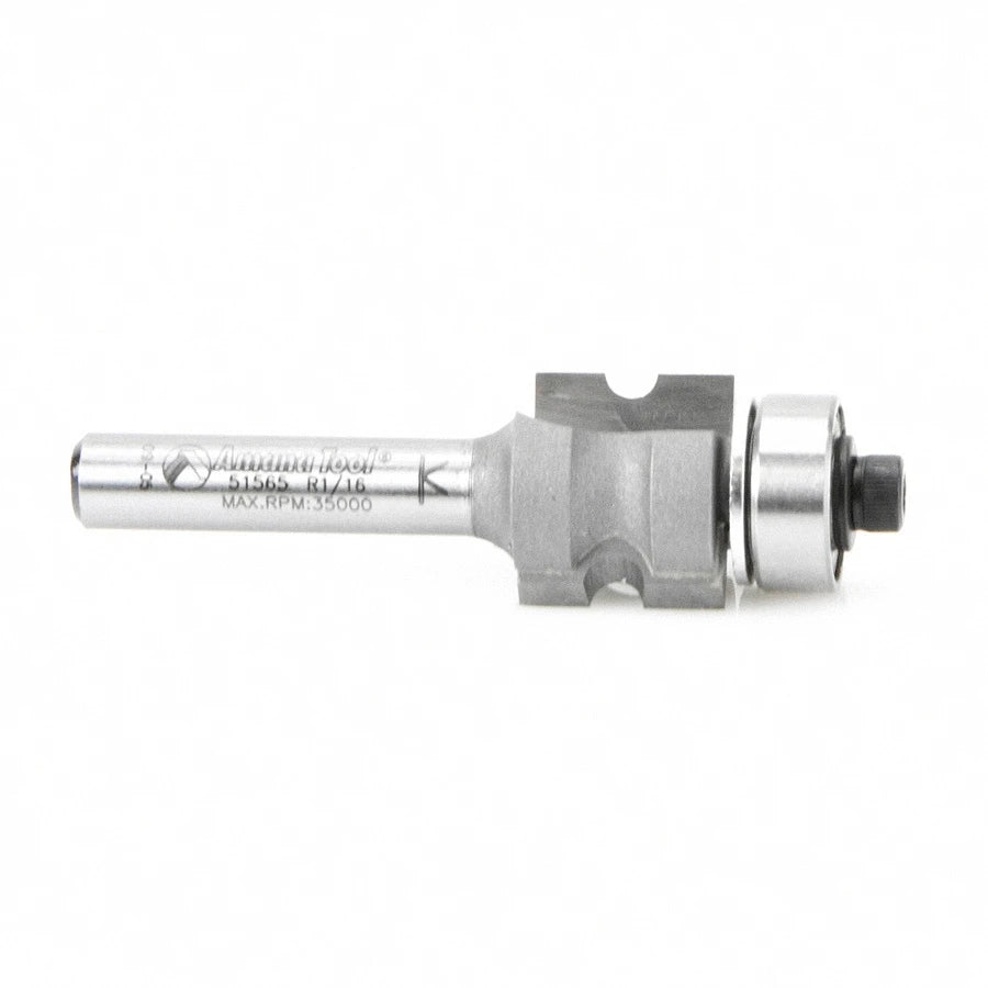 Amana Tool - 51565 - BULL NOSE 1/16 RADIUS WITH B.B