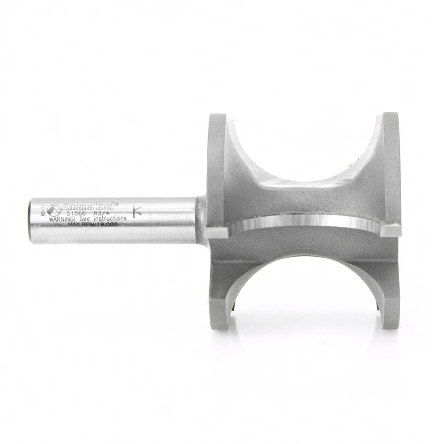 Amana Tool - 51566 - BULL NOSE 3/4" RAD. 1/2" SHANK