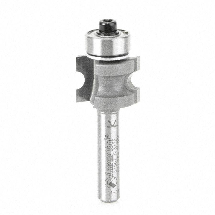 Amana Tool - 51567 - BULL NOSE 3/32 RADIUS WITH B.B