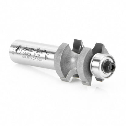 Amana Tool - 51569 - BULL NOSE 13/64 RADIUS W/B.B.