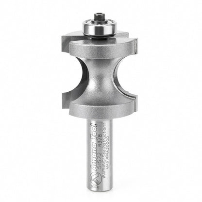 Amana Tool - 51572 - BULL NOSE WITH B.B. 1/2 SHANK