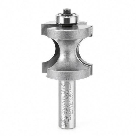 Amana Tool - 51572 - BULL NOSE WITH B.B. 1/2 SHANK