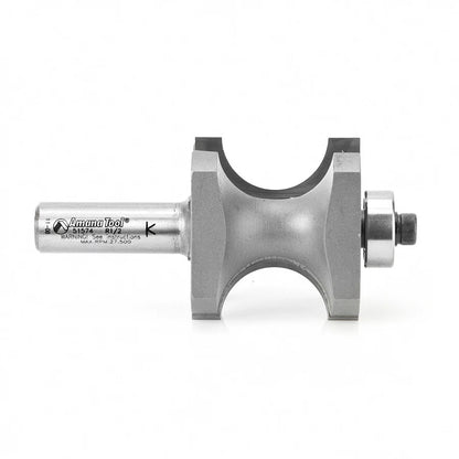 Amana Tool - 51574 - BULL NOSE WITH B.B. 1/2 SHANK
