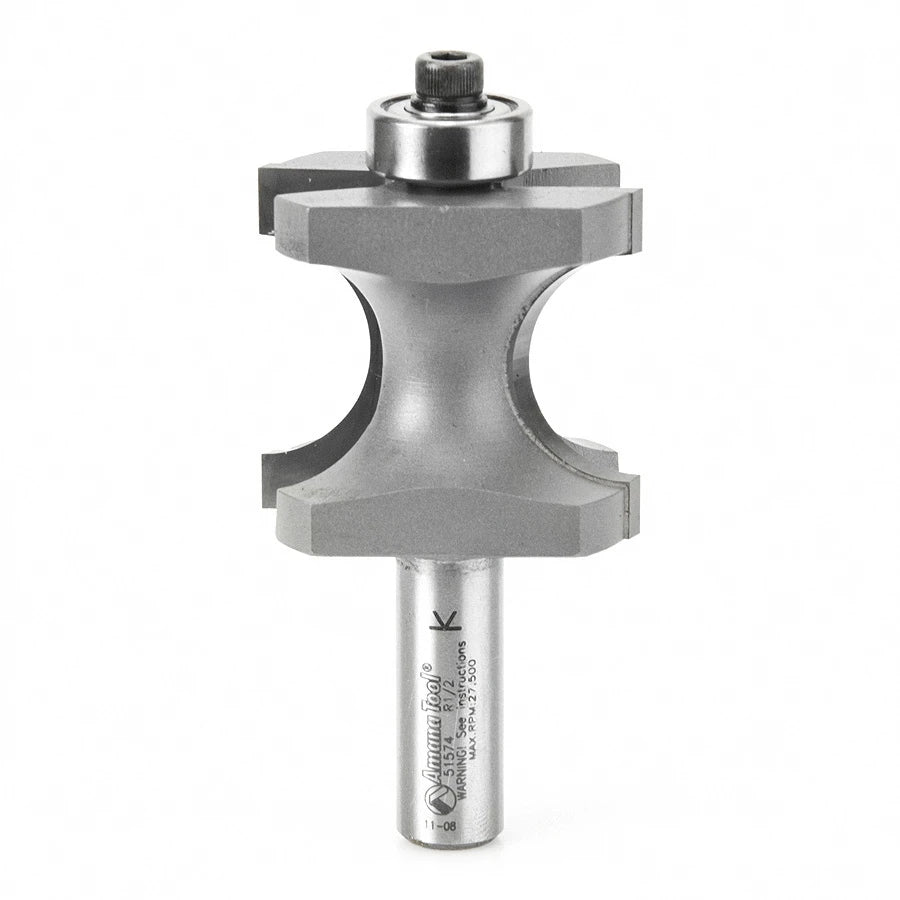 Amana Tool - 51574 - BULL NOSE WITH B.B. 1/2 SHANK
