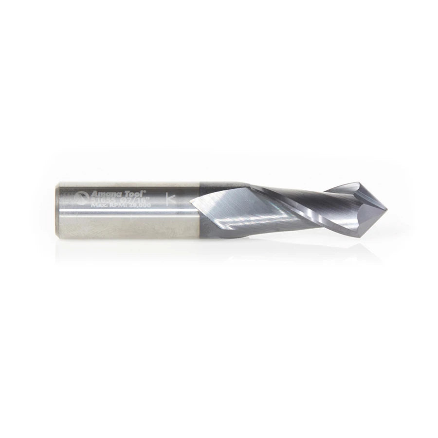 Amana Tool - 51655 - 7/16"D SC 90D DRILL MILL AlTiN