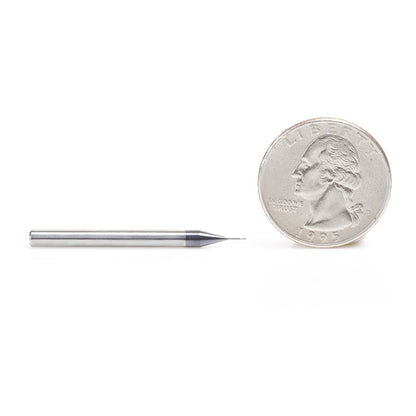 Amana Tool - 51660 - .010"D 2FL SQUARE MINI AlTiN