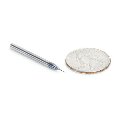 Amana Tool - 51660 - .010"D 2FL SQUARE MINI AlTiN