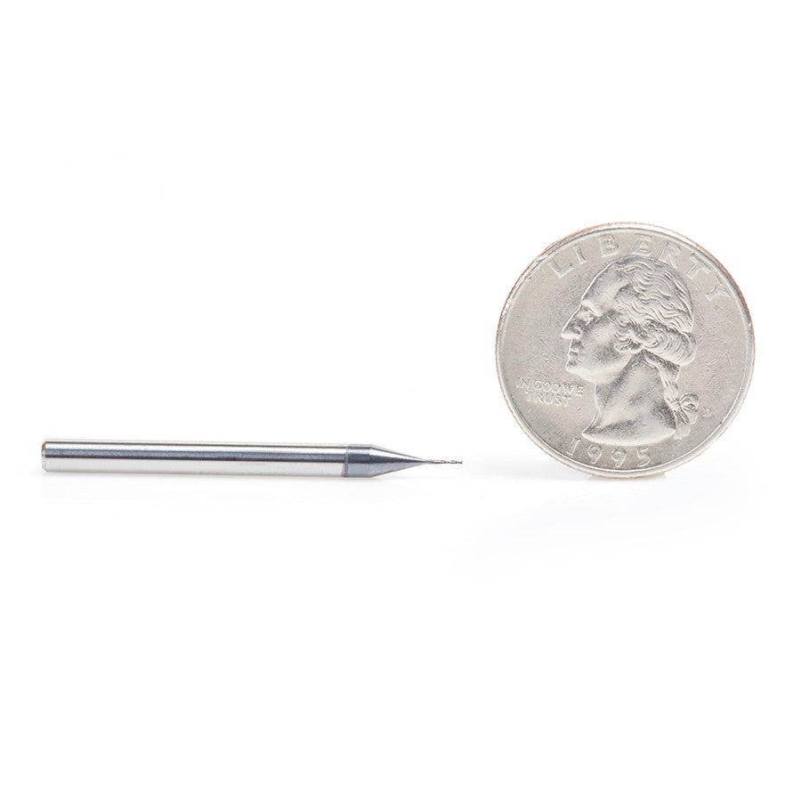 Amana Tool - 51661 - .015"D 2FL SQUARE MINI AlTiN