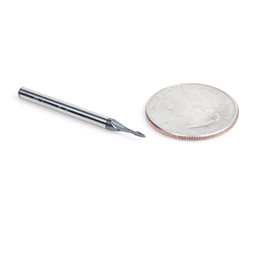 Amana Tool - 51668 - .050"D 2FL SQUARE MINI AlTiN