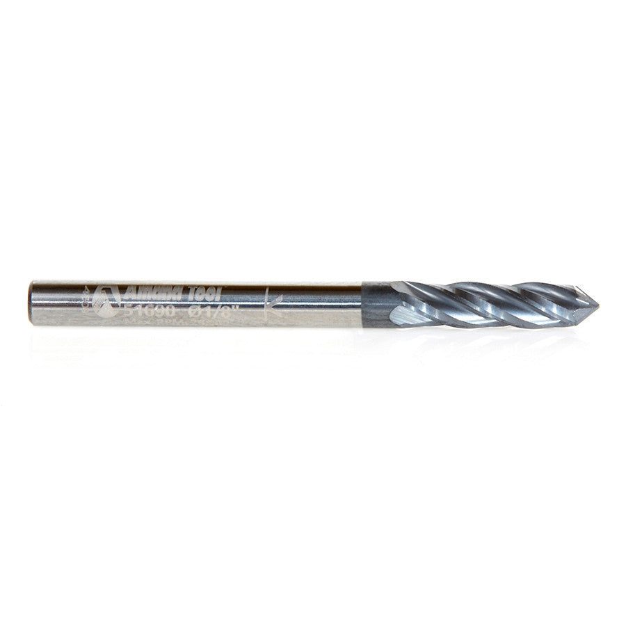 Amana Tool - 51690 - 1/8"D 4FL 90D DRILL MILL AlTiN