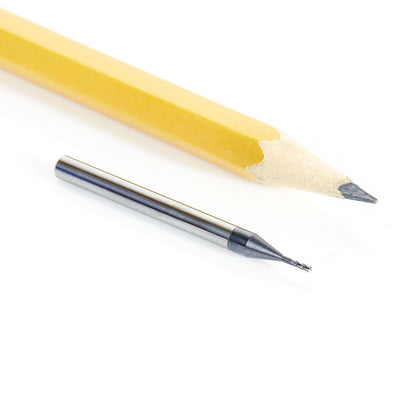 Amana Tool - 51723 - .030"D 4FL SQUARE MINI AlTiN