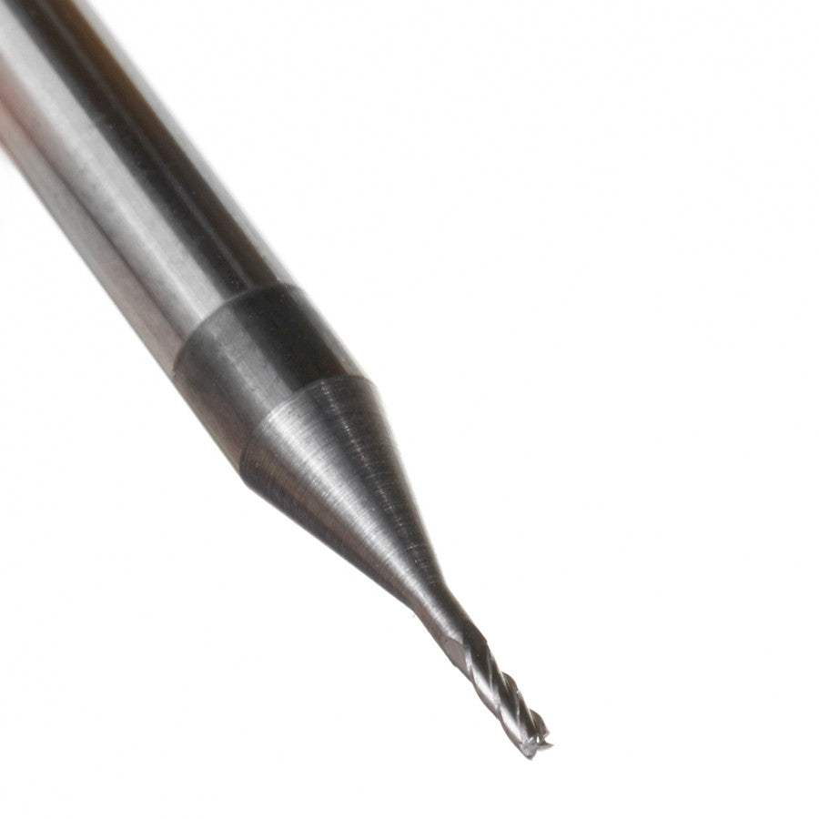 Amana Tool - 51723 - .030"D 4FL SQUARE MINI AlTiN