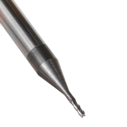Amana Tool - 51723 - .030"D 4FL SQUARE MINI AlTiN