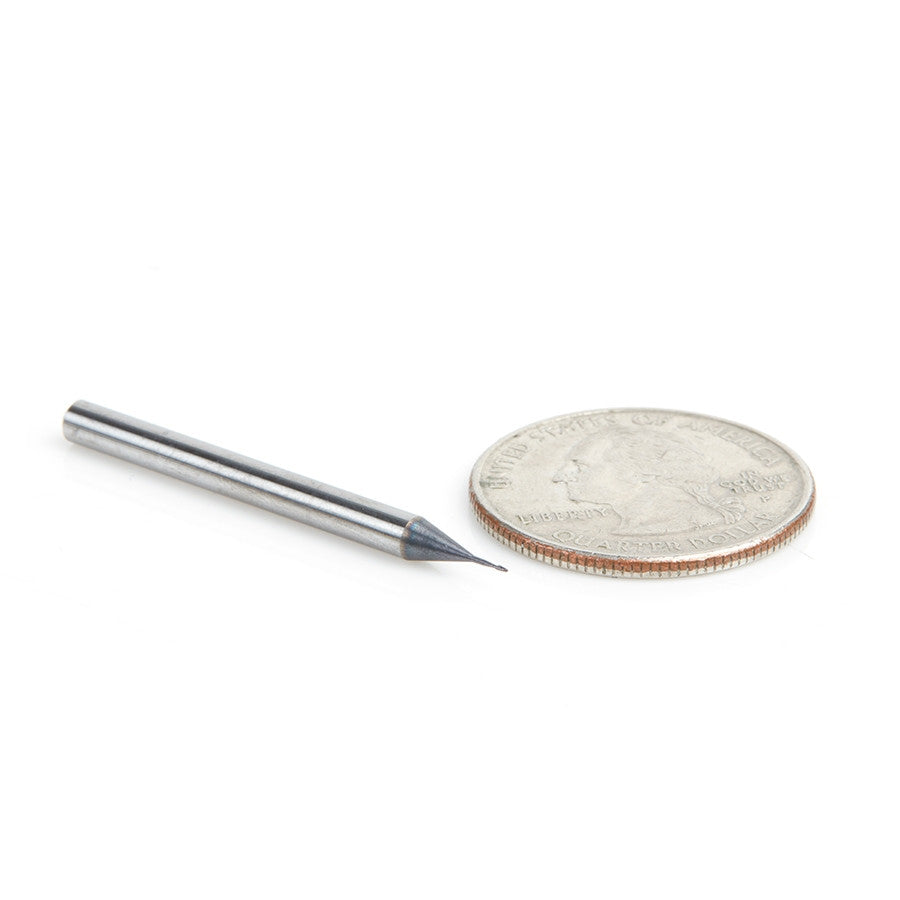 Amana Tool - 51740 - .015"D 2FL BALL MINIMILL AlTiN
