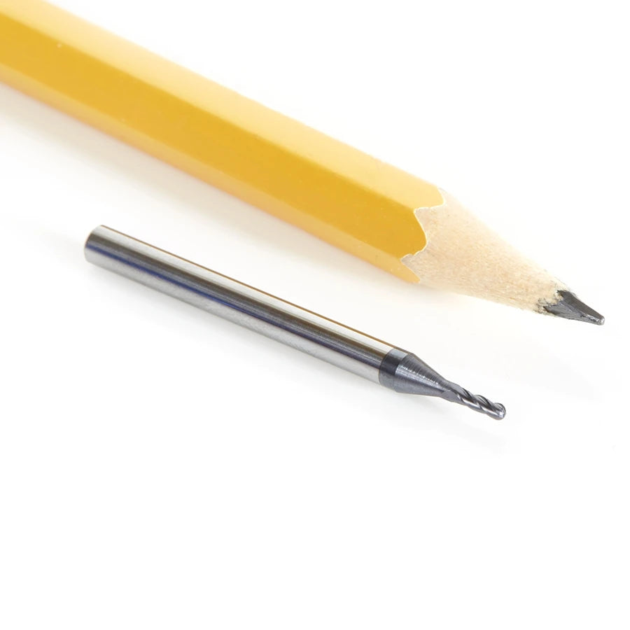 Amana Tool - 51758 - .050"D 4FL BALL MINIMILL AlTiN