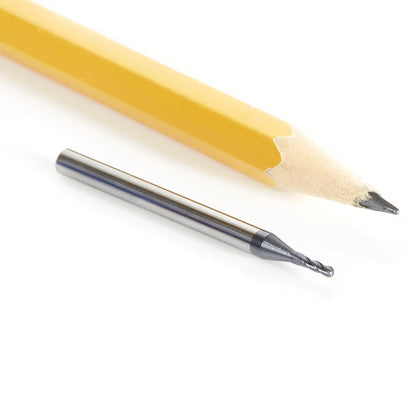 Amana Tool - 51758 - .050"D 4FL BALL MINIMILL AlTiN