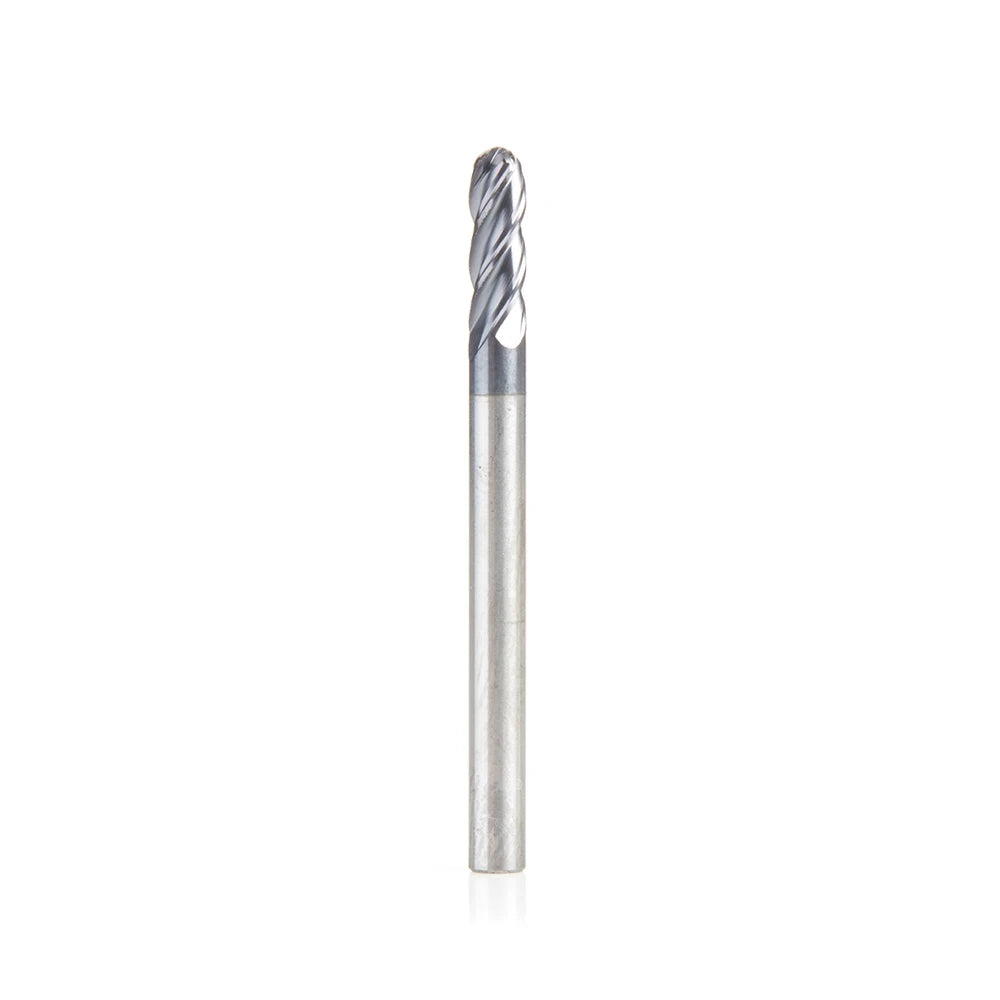 Amana Tool - 51792 - 1/8x3/8" 4FL BALLENDMILL AlTiN