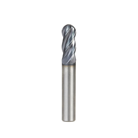 Amana Tool - 51802 - 3/8x7/8" 4FL BALLENDMILL AlTiN