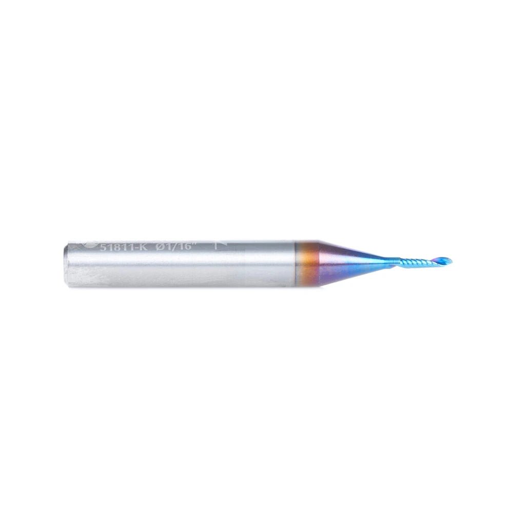 Amana Tool - 51811-K - 1/16Dx1/4"SHK BALL O PLAST SPK