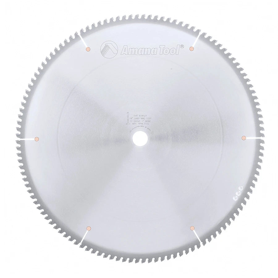 Amana Tool - 518121 - 18"/120T NON FERROUS T.C.G