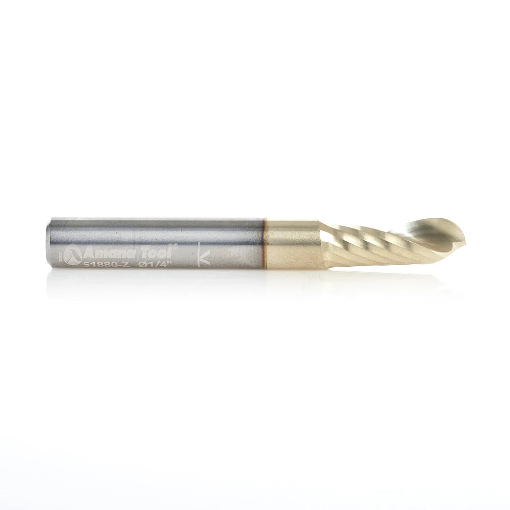 Amana Tool - 51880-Z - 1/4Dx1/4"SHK BALL O ALUMIN ZRN