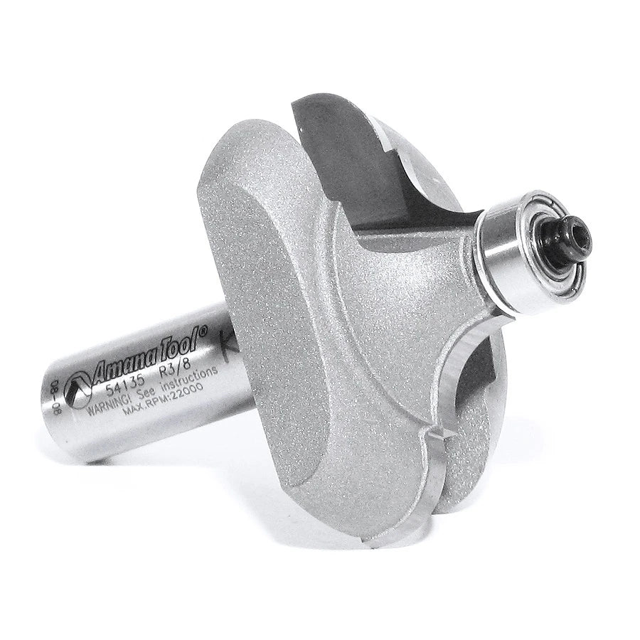 Amana Tool - 54135 - CLASSICAL COVE &BEAD 1/2 SHANK