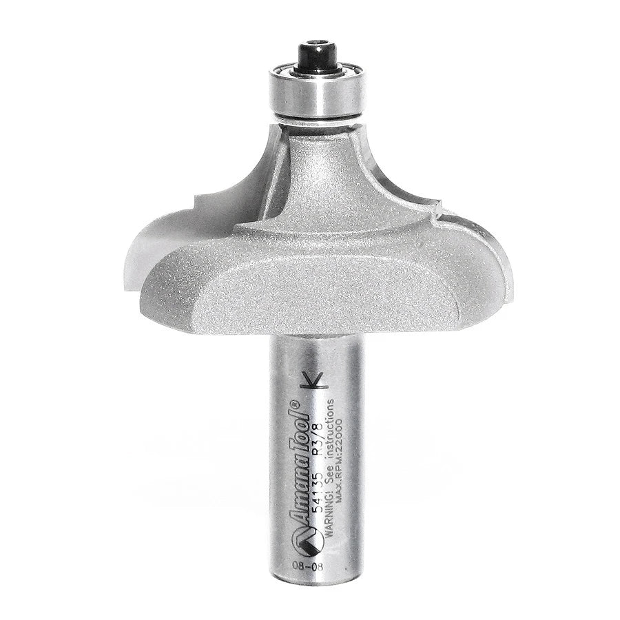 Amana Tool - 54135 - CLASSICAL COVE &BEAD 1/2 SHANK