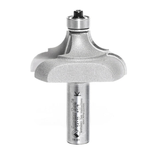 Amana Tool - 54135 - CLASSICAL COVE &BEAD 1/2 SHANK