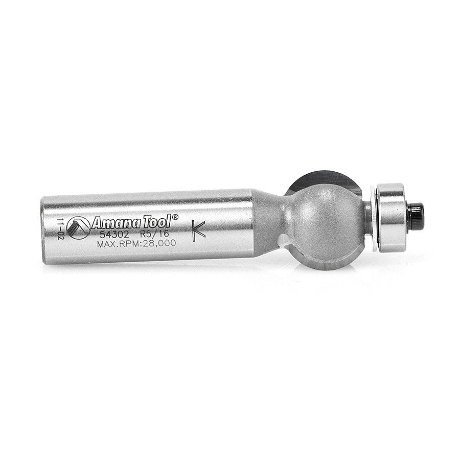 Amana Tool - 54302 - FLUTE BIT 5/16" RAD. 1/2 SHANK