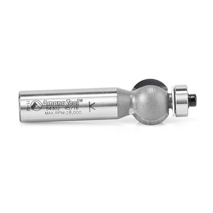 Amana Tool - 54302 - FLUTE BIT 5/16" RAD. 1/2 SHANK