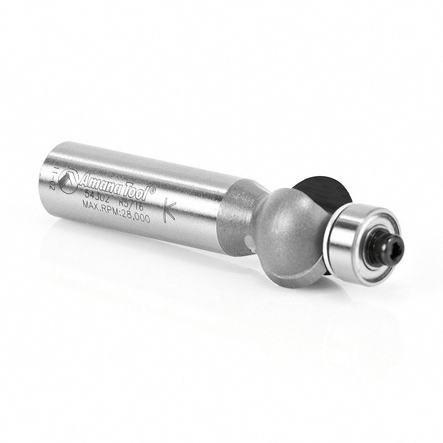 Amana Tool - 54302 - FLUTE BIT 5/16" RAD. 1/2 SHANK
