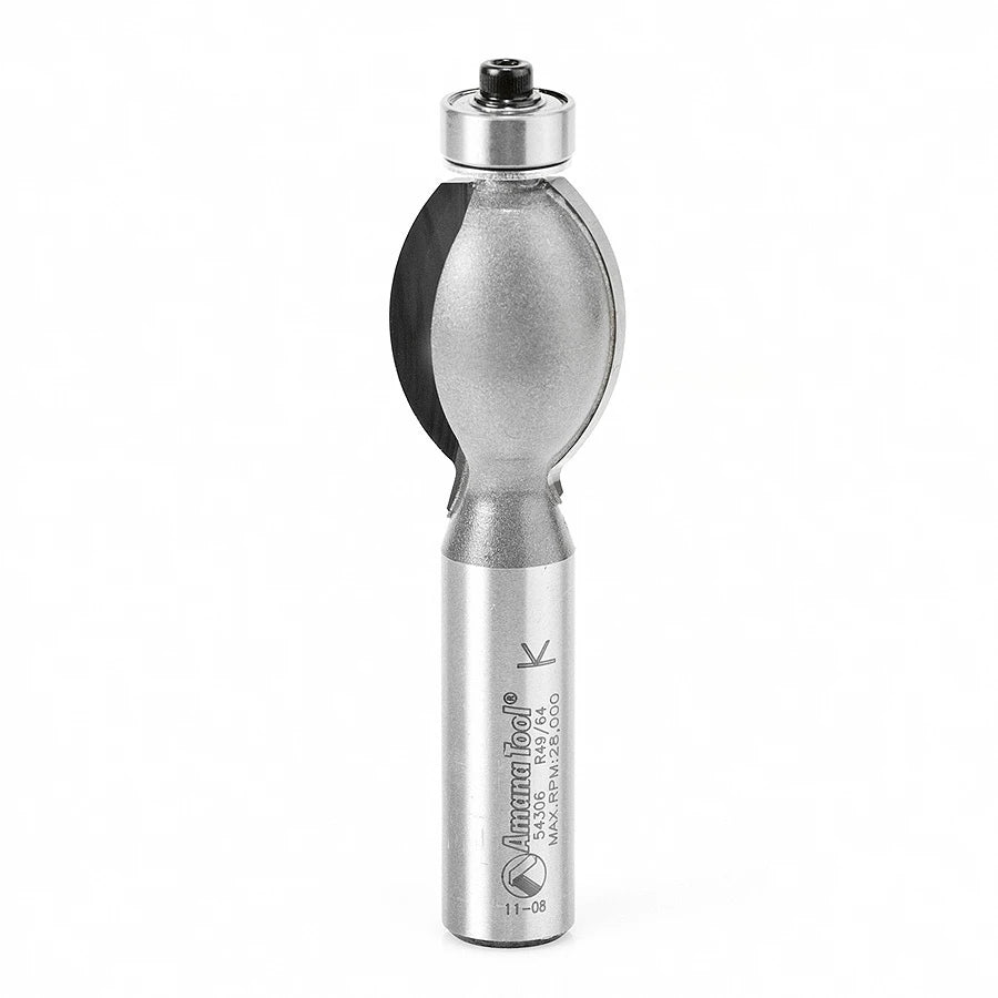 Amana Tool - 54306 - FLUTE BIT 3/4" RAD. 1/2 SHANK
