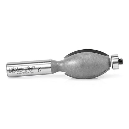 Amana Tool - 54308 - FLUTE BIT 1-1/4" RAD 1/2 SHANK