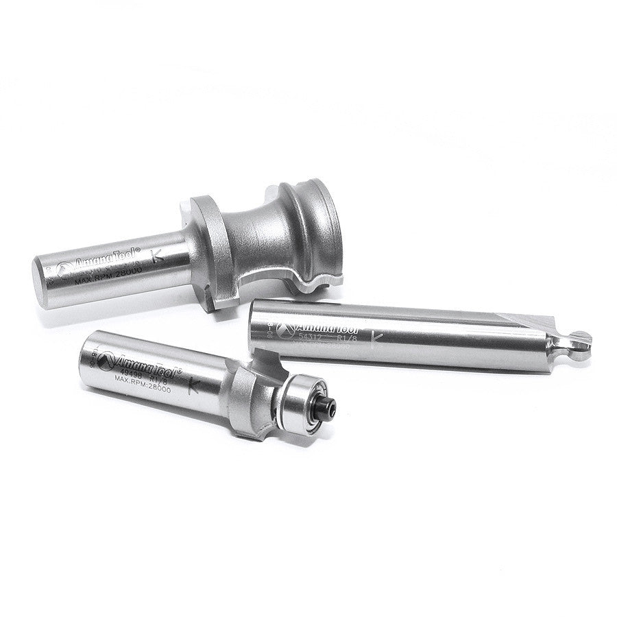 Amana Tool - 54314 - TAMBOUR 3 PCS. BIT SET 1/2 SHK