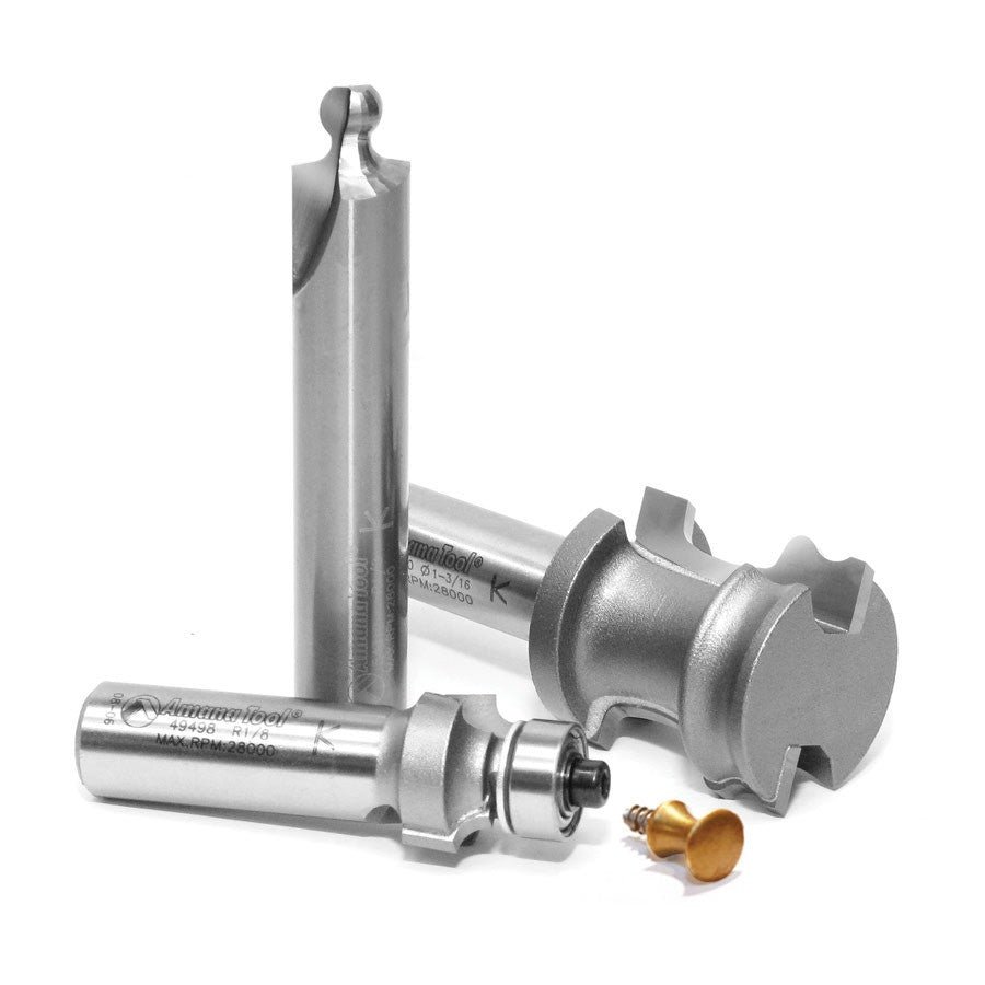 Amana Tool - 54314 - TAMBOUR 3 PCS. BIT SET 1/2 SHK