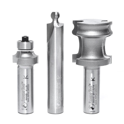 Amana Tool - 54314 - TAMBOUR 3 PCS. BIT SET 1/2 SHK
