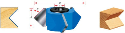 Amana Tool 957 Carbide Tipped 3-Wing V Groove