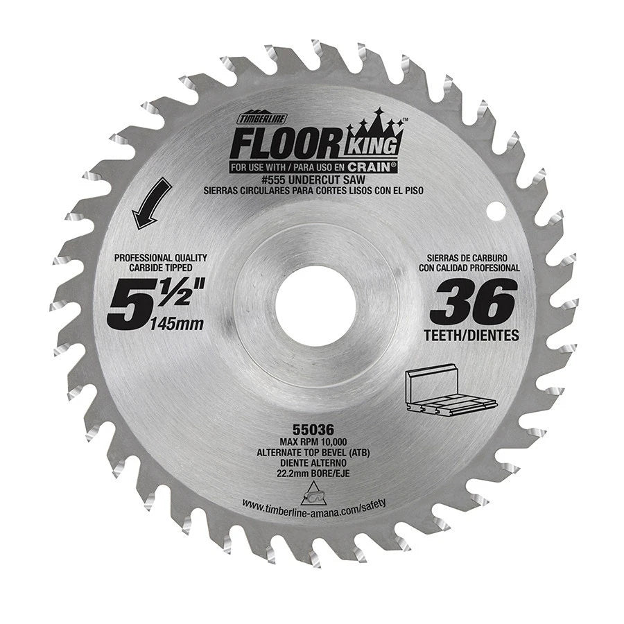 Amana Tool - 55036 - 5-1/2"x36Tx22.2BORE(CRAIN 556)