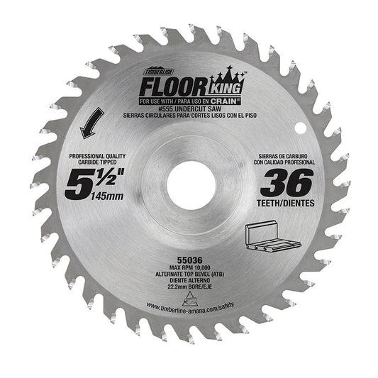 Amana Tool - 55036 - 5-1/2"x36Tx22.2BORE(CRAIN 556)