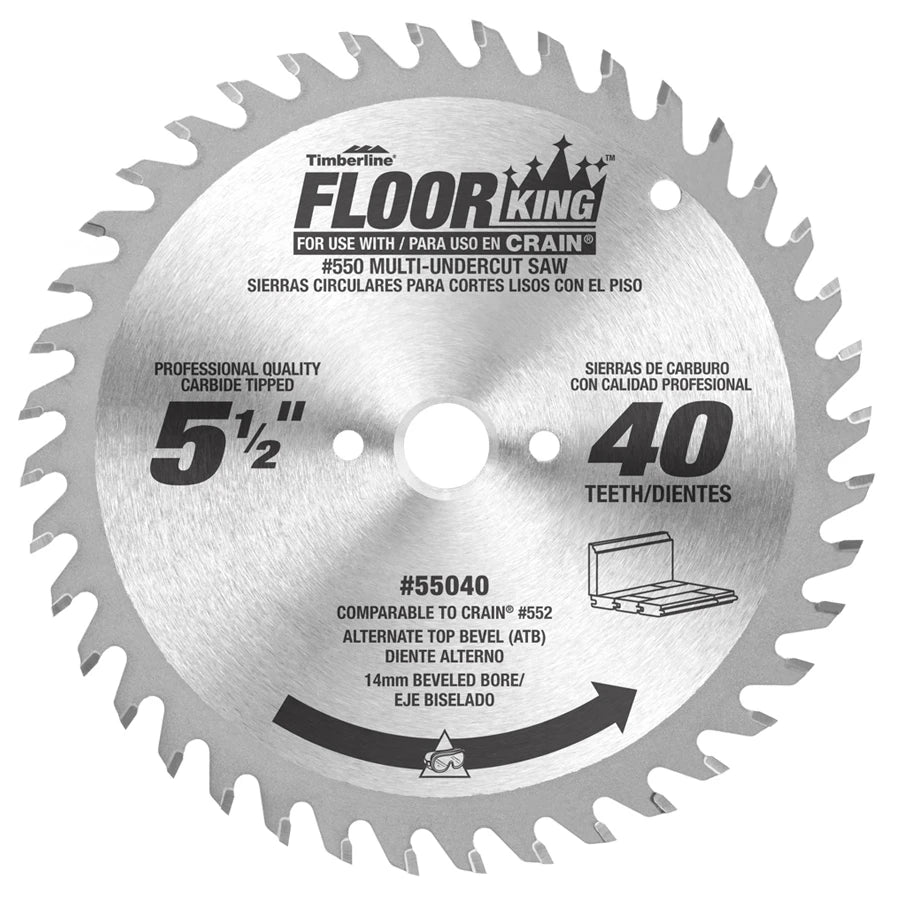 Amana Tool - 55040 - 5-1/2"x40Tx14MMBORE(CRAIN 552)