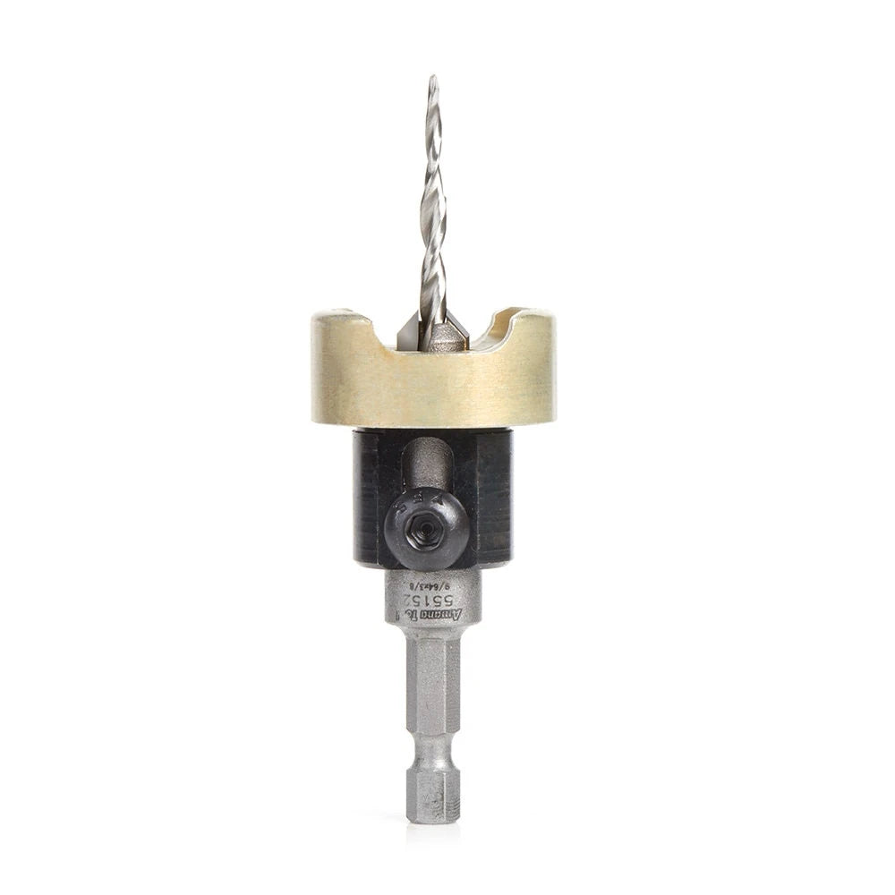 Amana Tool - 55152 - COUNTERSINK/STOP 9/64"TAPERDRI