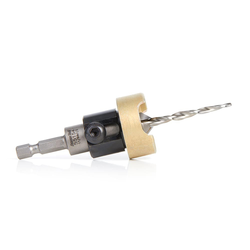 Amana Tool - 55154 - COUNTERSINK/STOP 11/64"TAPERDR