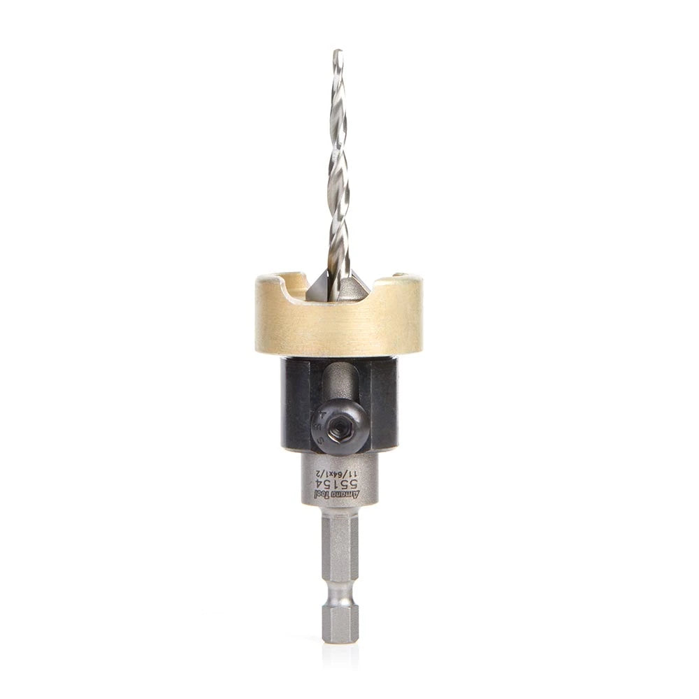 Amana Tool - 55154 - COUNTERSINK/STOP 11/64"TAPERDR