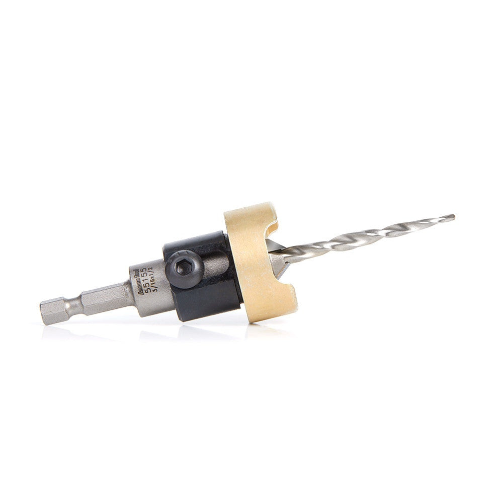 Amana Tool - 55155 - COUNTERSINK/STOP 3/16"TAPERDRI