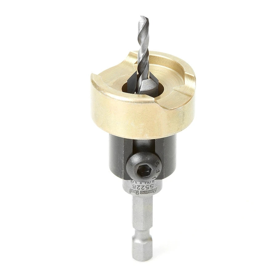 Amana Tool - 55228 - COUNTERSINK/STOP 9/64" DRILL