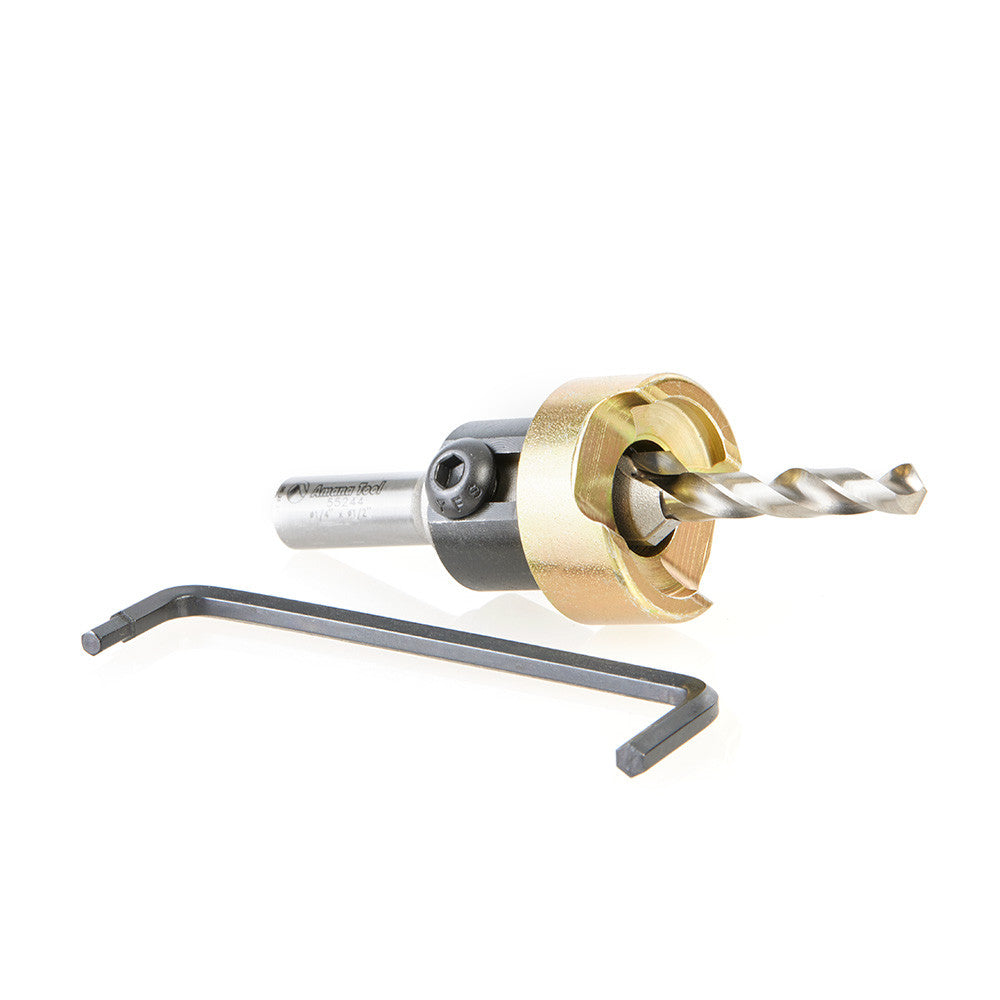 Amana Tool - 55244 - COUNTERSINK/STOP 1/4" DRILL