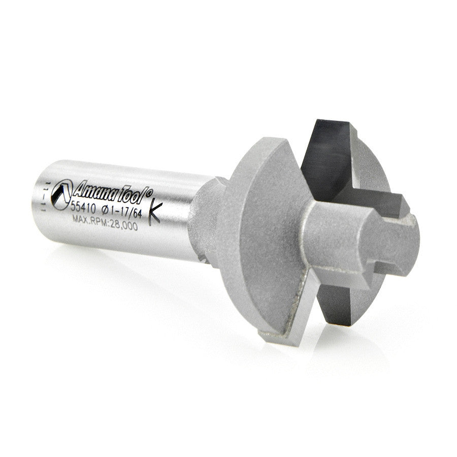 Amana Tool - 55410 - WEDGE GROOVE BIT 1/2 SHANK