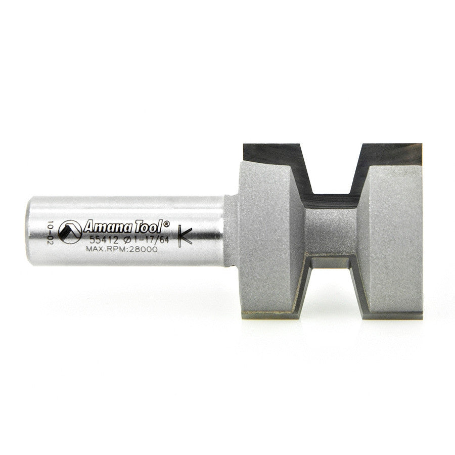 Amana Tool - 55412 - WEDGE TONGUE BIT 1/2 SHANK