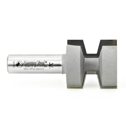 Amana Tool - 55412 - WEDGE TONGUE BIT 1/2 SHANK