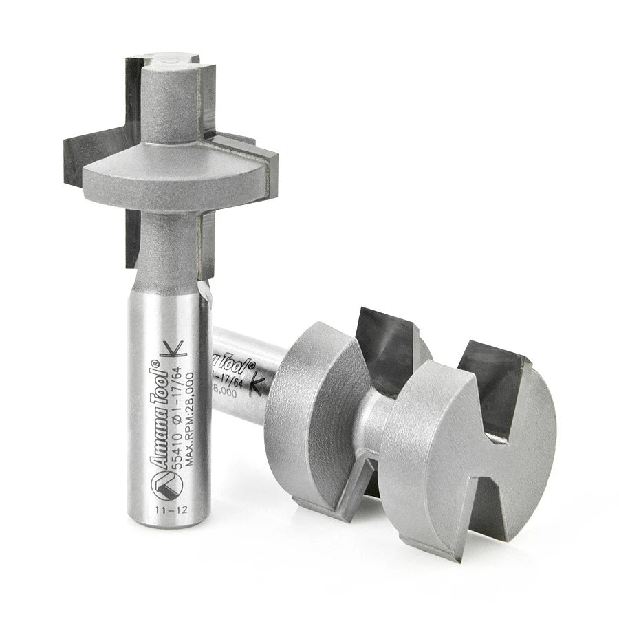 Amana Tool - 55414 - WEDGE TONGUE AND GROOVE SET